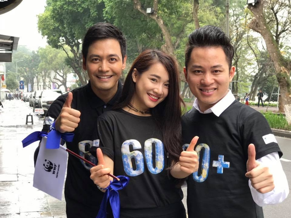 Phan Anh, Nha Phuong doi mua ung ho Gio Trai Dat hinh anh