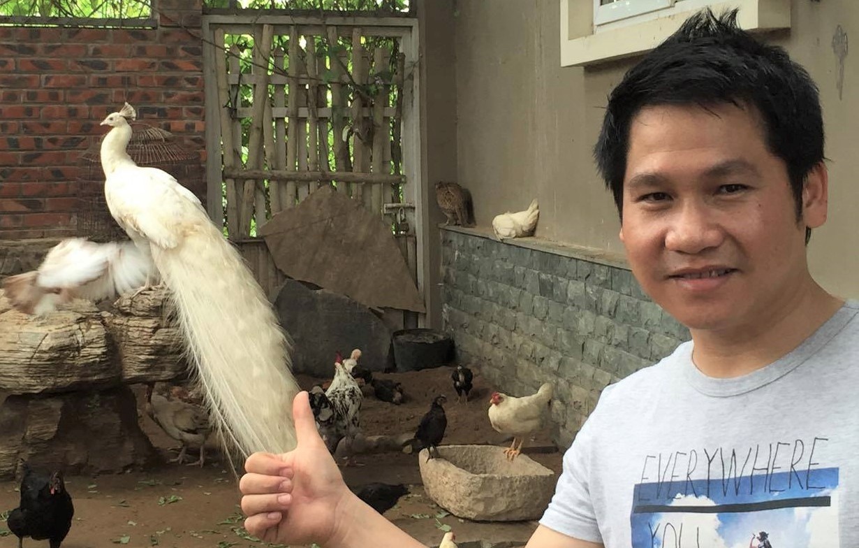 Trong Tan va nhung vat nuoi hang nghin USD tai biet thu nha vuon hinh anh