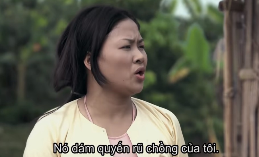 Ba vo ong Cuong tim den nha co Nuong danh ghen hinh anh