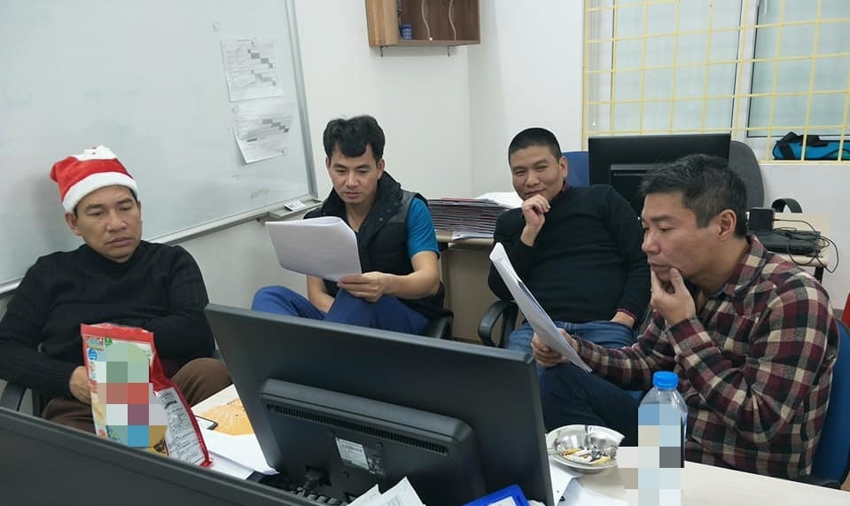 Hinh anh Xuan Bac dang tai khong phai hau truong Tao quan 2018 hinh anh