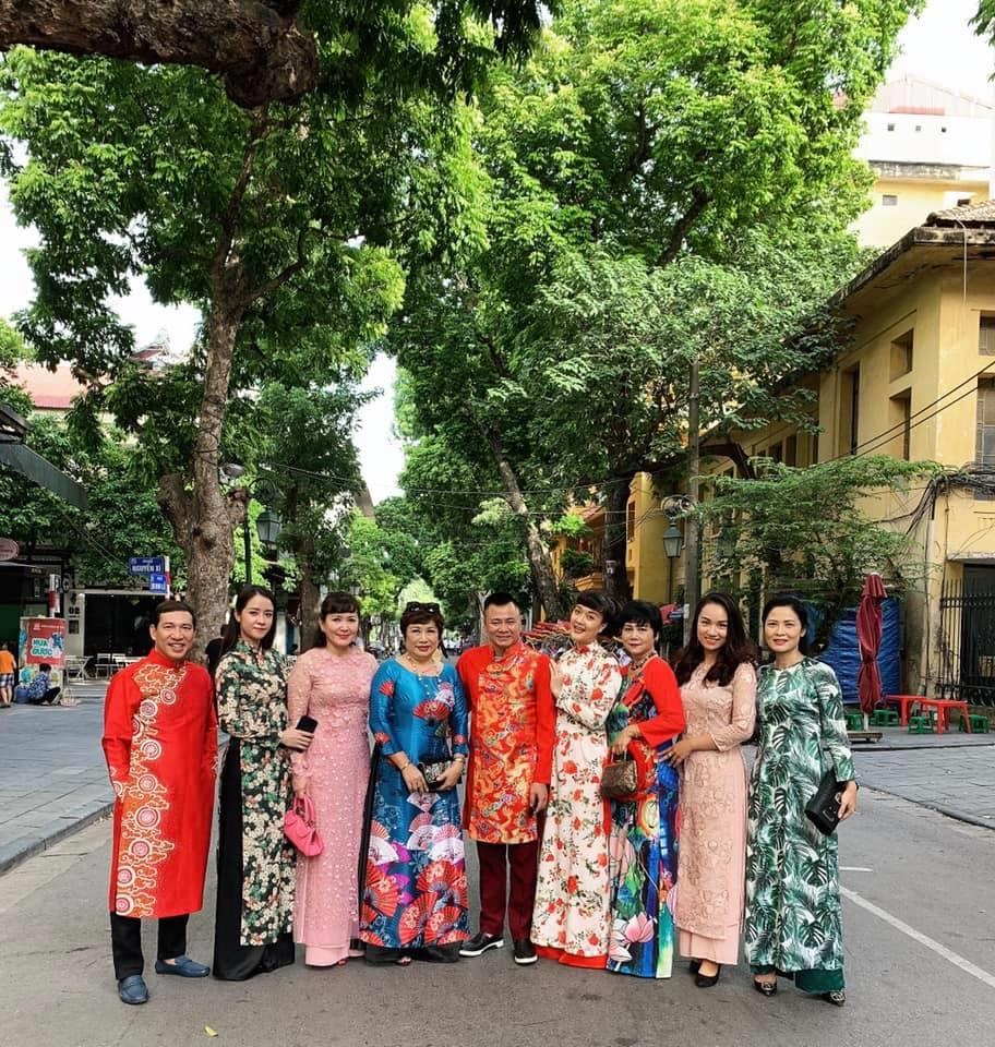 dien vien Ha Noi dien ao dai anh 8