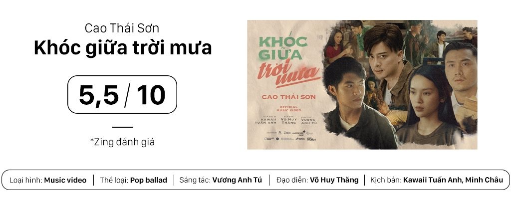Review MV Khóc giữa trời mưa ảnh 1 Review MV Khoc giua troi mua anh 1