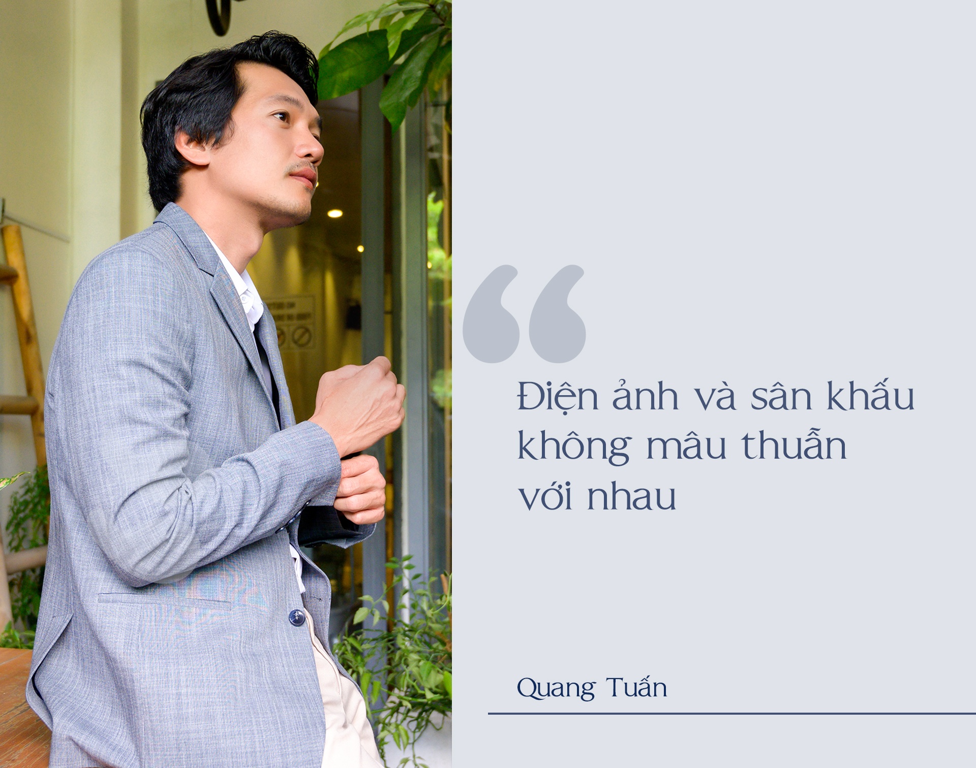 Quang Tuan khong ep vo bo showbiz anh 1