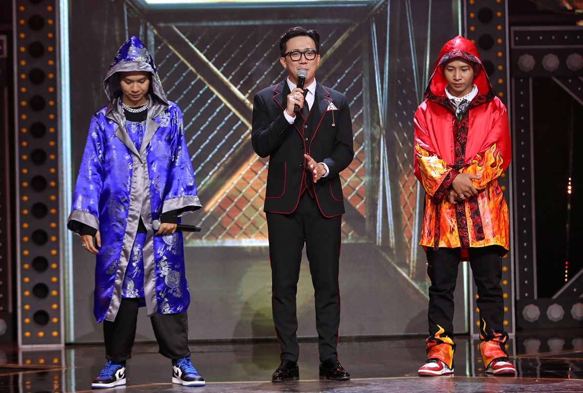 Binz di vao 'vet xe do' cua Karik anh 2