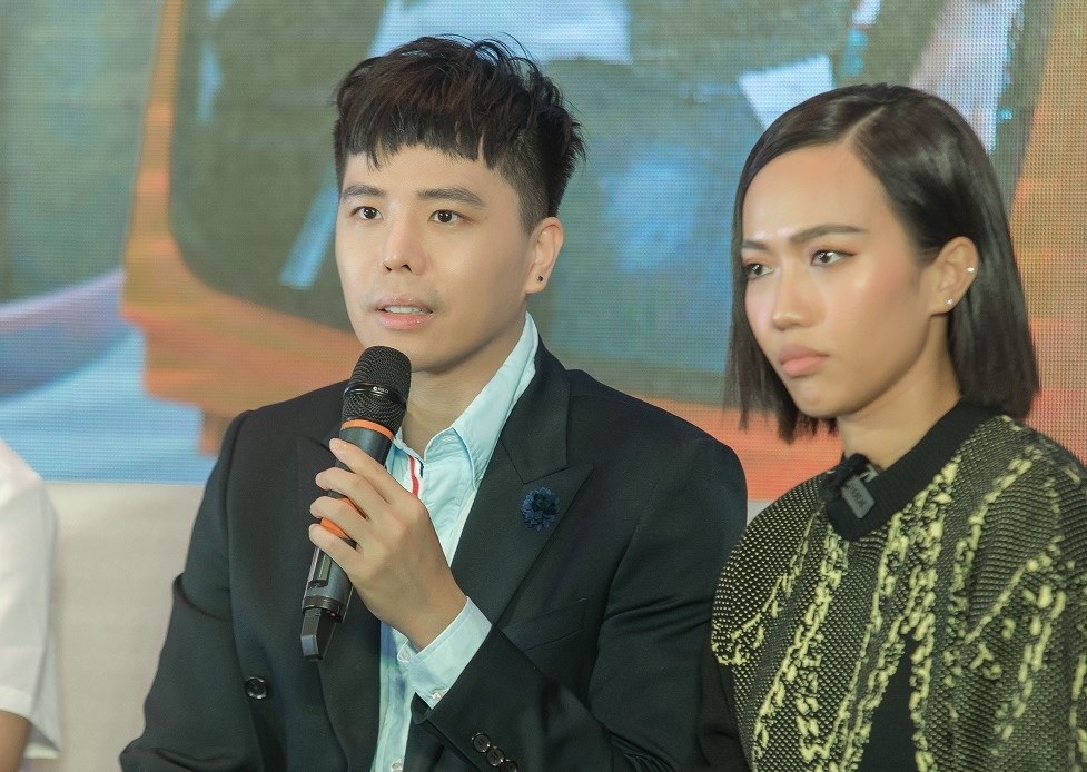 Trinh Thang Binh va Dieu Nhi ke chuyen quay game show o Han thoi dich hinh anh