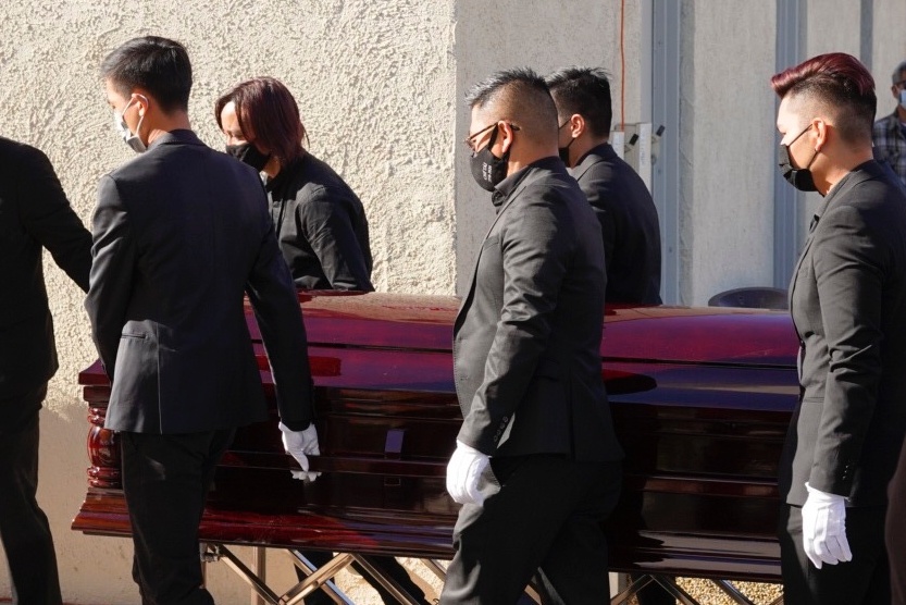 Nhung khoanh khac xuc dong trong le tang nghe si Chi Tai o My hinh anh