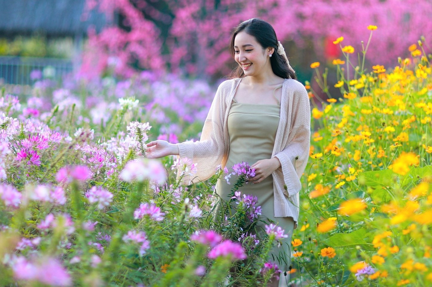 Gioi tre check-in canh dong hoa 14.000 m2 o TP.HCM hinh anh