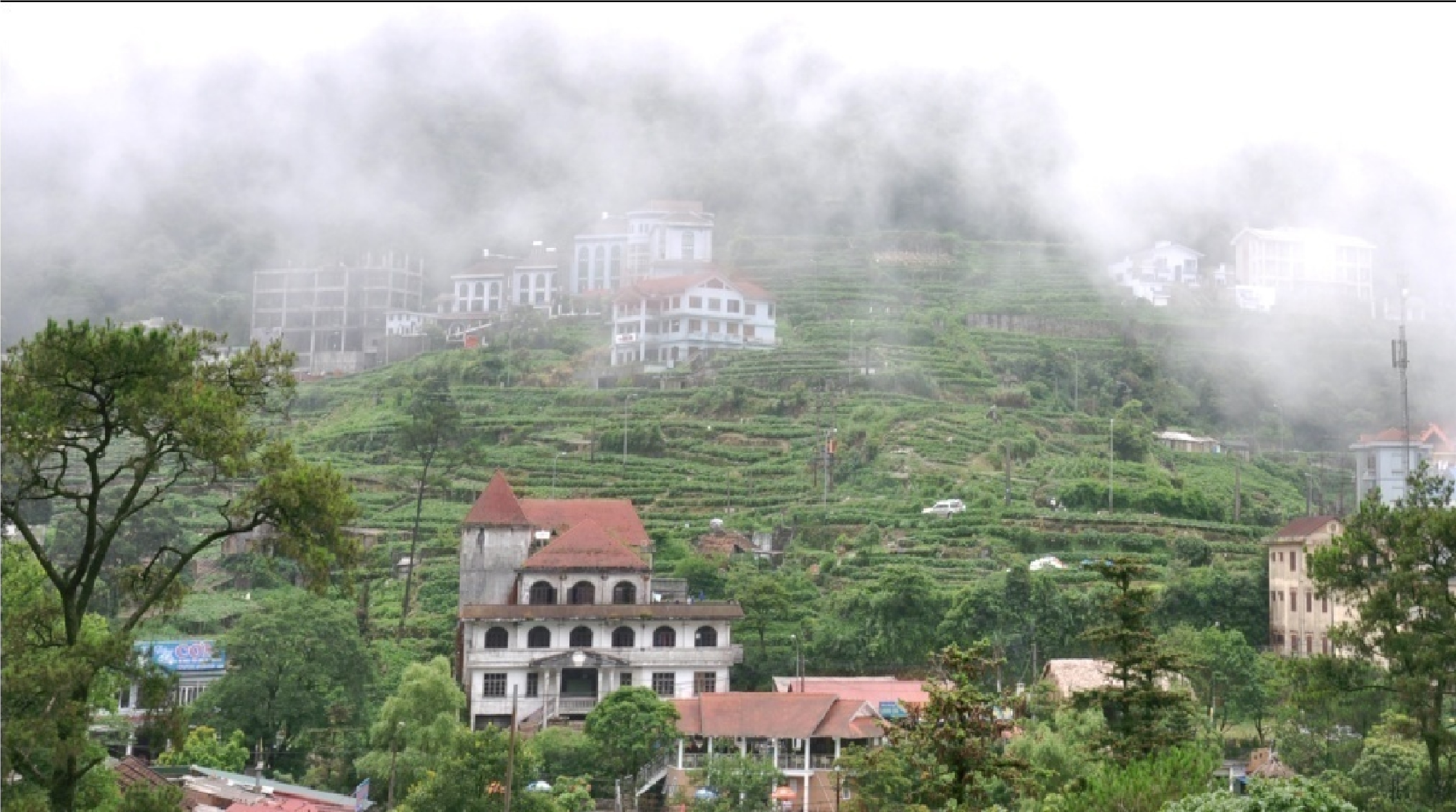 Nằm ở độ cao hơn 1000m so với mực nước biển nên Tam Đảo luôn có nhiệt độ trung bình thấp hơn khoảng 5 độ C so với thành phố Vĩnh Yên và quanh năm sương mù. Vì vậy dù những ngày này miền Bắc đang là đỉnh điểm của mùa nóng nhưng khí hậu của Tam Đảo vẫn rất mát mẻ.