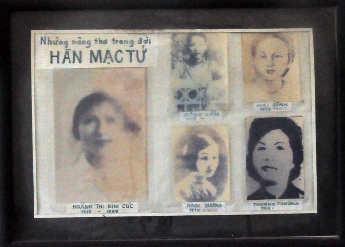 Bức ảnh của song thân, các anh chị em và những nàng thơ của Hàn Mặc Tử.