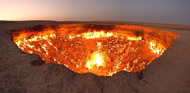 Hang động Derweze, Turkmenistan