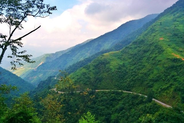 Đèo Khau Phạ là một trong những cung đường đèo quanh co và dốc đứng thuộc hàng bậc nhất nước ta, vượt qua đỉnh núi Khau Phạ, ngọn núi cao nhất vùng Mù Cang Chải. Đèo có độ dài trên 30km, nằm ở khu vực giáp giới giữa huyện Văn Chấn và huyện Mù Cang Chải của tỉnh Yên Bái. (Ảnh: Trang Pear)