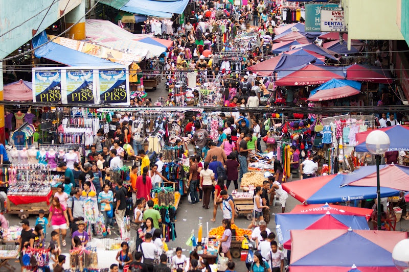 Chợ Divisoria, Manila: Khu chợ này nổi tiếng với hàng hóa phong phú và giá cả dễ chịu, thiên đường cho những người thích mặc cả. Ảnh: Gettyimages.com