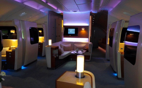 Hành khách có nhu cầu hoàn toàn có thể bố trí “căn hộ” trên máy bay A380.