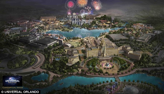 Dự án phát triển công viên giải trí của Universal ở Bắc Kinh trị giá 2 tỉ đôla.
