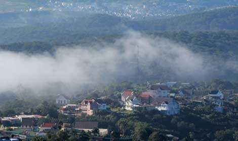 Một góc ngoại ô Đà Lạt.