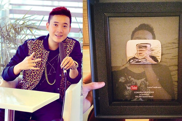 Justatee sung suong nhan nut Play bac tu YouTube hinh anh