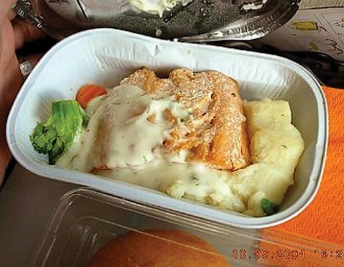 Vị hành khách nhận được bữa ăn này nhận xét: 