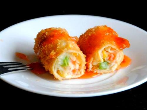 Tu lam mon cha gio thit cua, rau cu gion rum hinh anh