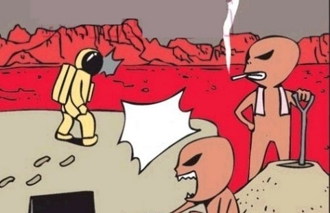 Nhung buoc chan dau tien tren sao Hoa hinh anh