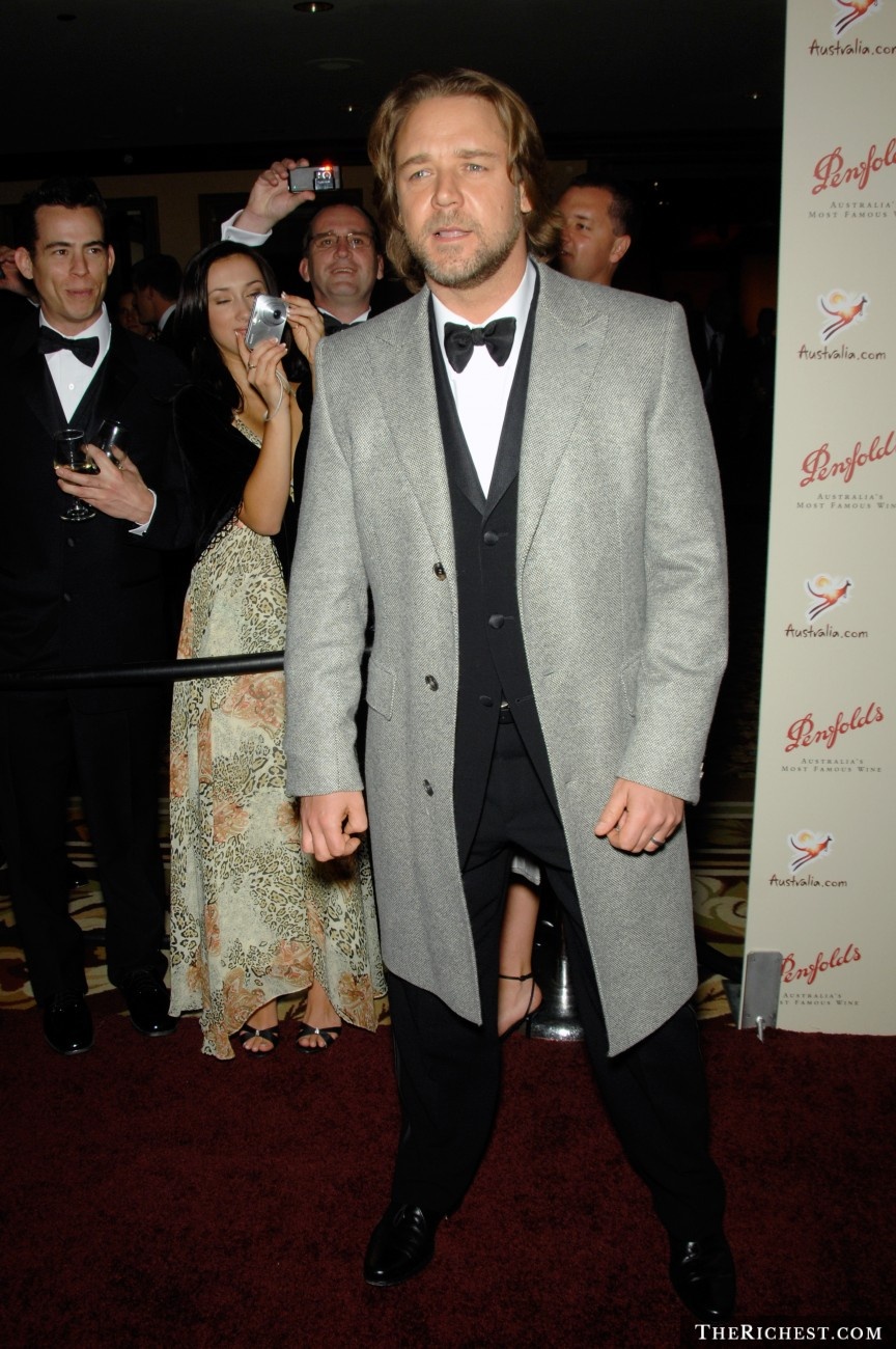 4. Russell Crowe: Năm 2005, khi đang đóng phim 