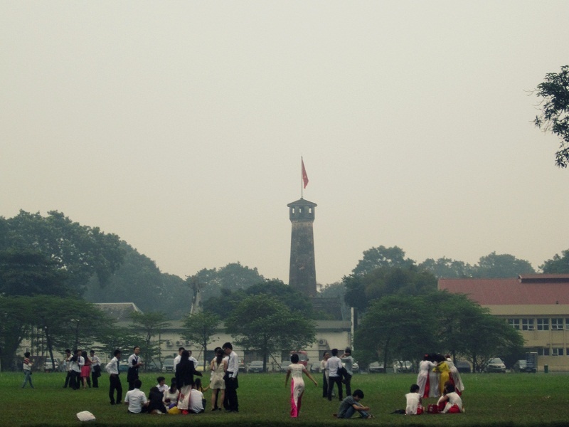 Một góc Hoàng thành Thăng Long.