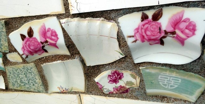 Những mảnh vỡ cũng có giá trị nghệ thuật.