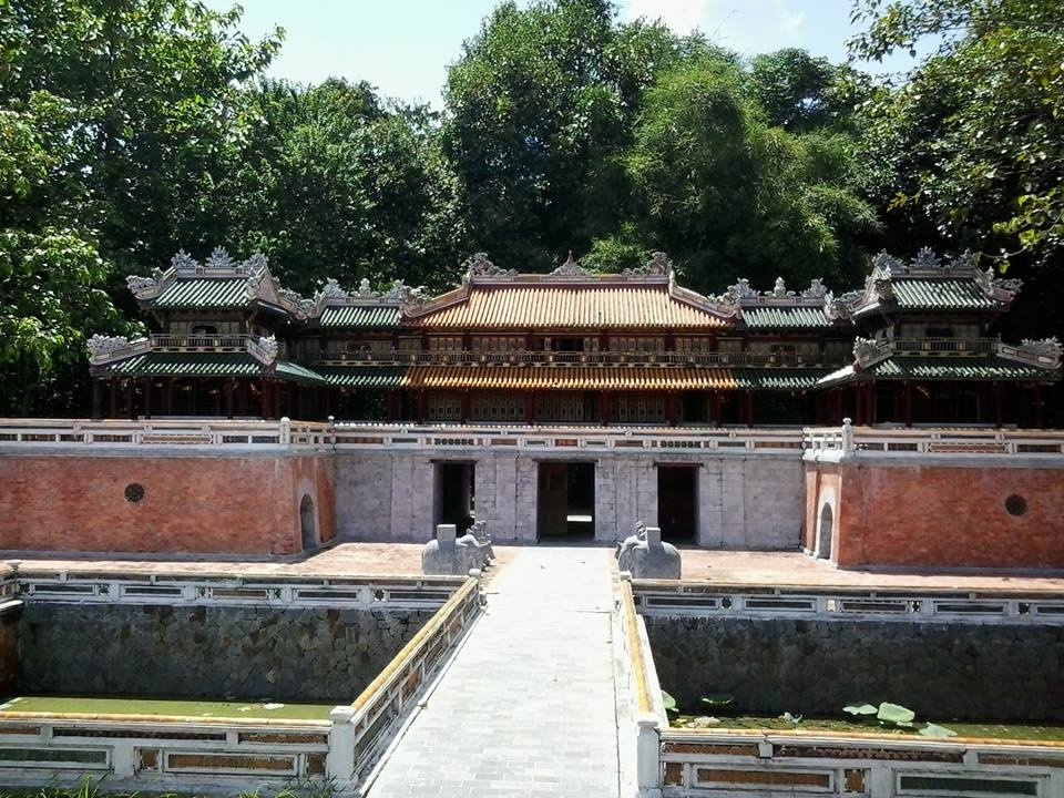 Kinh thành Huế phiên bản mini trông rất đẹp.