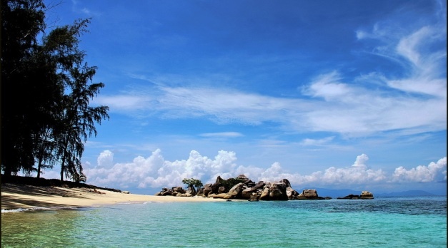 Bờ biển quyến rũ ở 