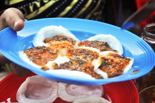 Bánh bèo ruốc tôm.