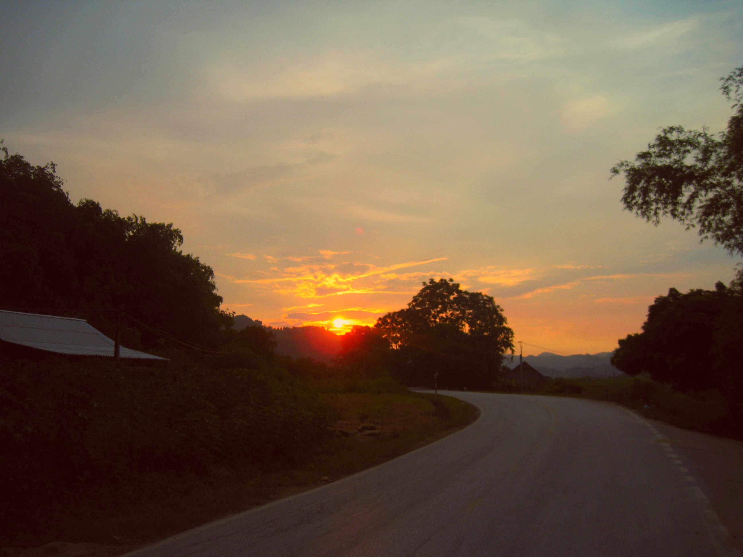 Chiều tà ở Hà Giang.