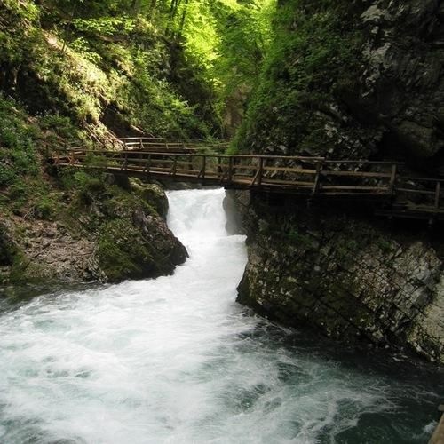 Thung lũng Vintgar Gorge (Slovenia): Thung lũng này là một công trình thủy điện quy mô lớn. Phong cảnh hữu tình ở xung quanh và dáng nước đổ ở độ cao vừa độ đã làm nên cảnh đẹp nơi đây. 