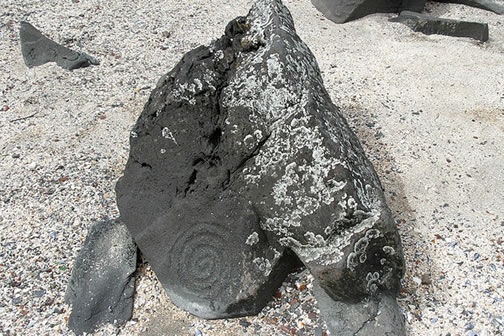 Bãi biển tranh đá, Alaska (Mỹ): Nơi đây có hơn 40 bức họa khắc trên đá. Các nhà khoa học cho rằng, các bức tranh đá này có lịch sử hơn 8000 năm, do người Tlingit ghi khắc lại những hình ảnh về chim, cá, ốc, mặt người,... Thủy triều xuống là lúc ngắm tranh rõ nhất. 