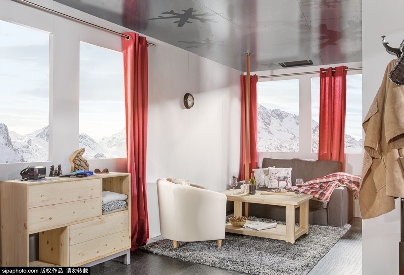 Cáp treo có đầy đủ tiện nghi cho một đêm nghỉ của bạn. 