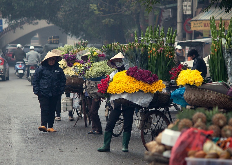 Ha Noi mot ngay mua phun hinh anh