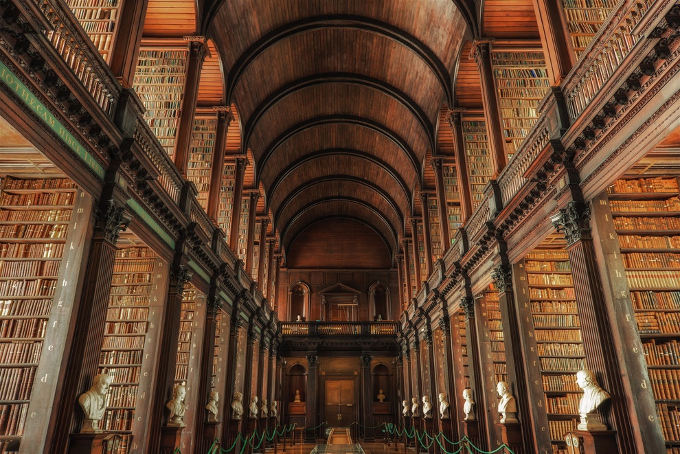 10. Thư viện Trinity College, Dublin Cộng Hòa Ai-len.