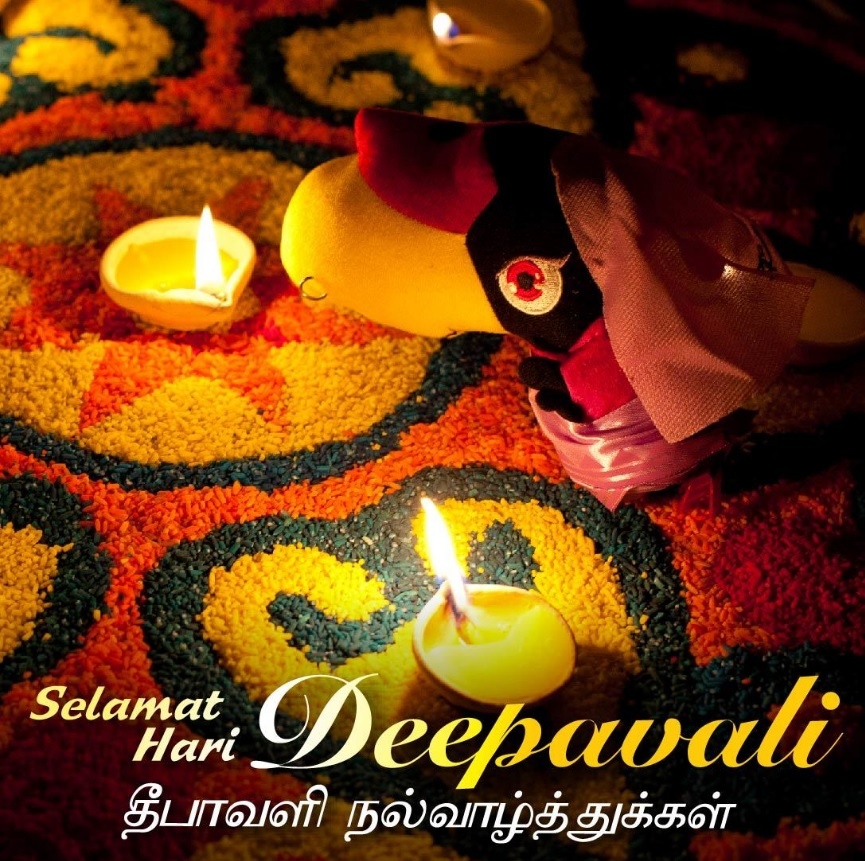 19. Lễ hội Ánh sáng Deepavali. Lễ hội Ánh sáng hay Deepavali là một ngày lễ quan trọng của những người theo đạo Hindu. Vào ngày này, mọi người thường quây quần bên gia đình, tham gia vào các hoạt động lễ hội, thăm gia đình họ hàng, bạn bè, và cùng thưởng thức các món ăn ngon. Thời gian: 10/11/2015.