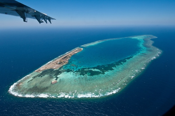 8. Đảo Layang – Layang Layang Layang có nghĩa là con diều, là một điểm lặn biển của Malaysia sau đảo Sipadan. Hòn đảo san hô này cách thủ phủ Kota Kinabalu 300km về hướng Tây Bắc, được bao quanh bởi vùng biển hoang sơ, và hệ sinh vật biển phong phú, Layang – Layang cũng từng được xếp hạng là một trong 10 điểm lặn hàng đầu thế giới. Chỉ có một cách duy nhất để đến đảo Layang – Layang là du khách phải bay thẳng từ Kota Kinabalu.