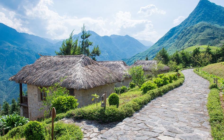 Topas Ecolodge, Sa Pa, Lào Cai: Khu nghỉ dưỡng nằm trong dãy núi Hoàng Liên Sơn với phong cảnh kỳ vĩ, cách thị trấn Sa Pa - Lào Cai 20 km về phía đông, thuộc xã Thanh Kim. Ảnh: Chudu24.
