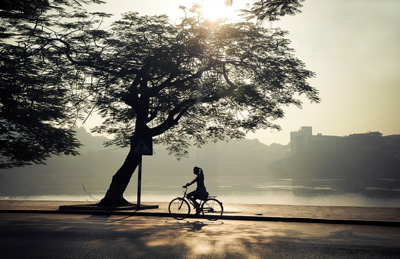 Mùa thu Hà Nội. Ảnh: CAT.