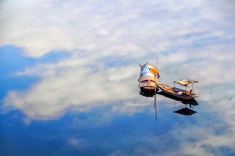 Thuyền mây. Ảnh: CAT.