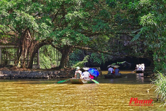 Lối vào hang Tam Cốc. Ảnh: Võ Minh Đức.