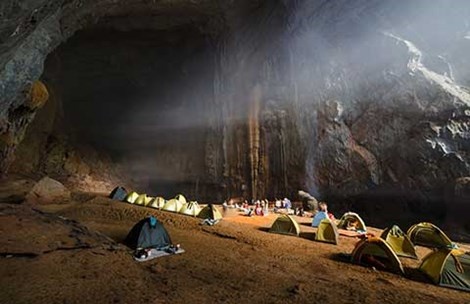 Cắm trại trong Sơn Đoòng.