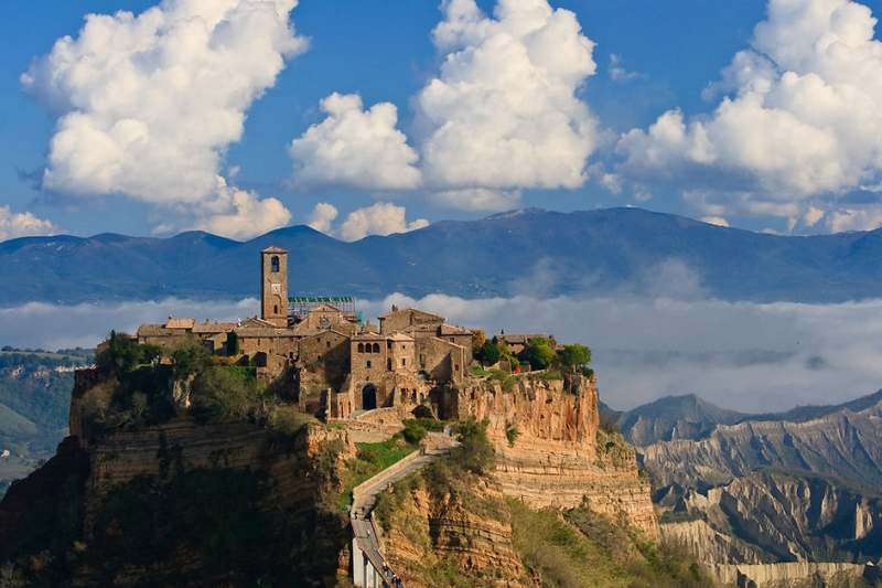 Civita Di Bagnoregio, Italy.