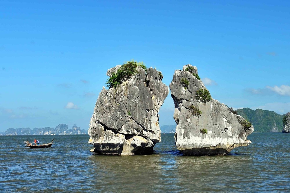 Hòn Gà Chọi (còn gọi là Hòn Trống Mái) nằm ở phía Tây Nam của Vịnh Hạ Long, trở thành một trong những biểu tượng của Vịnh Hạ Long nói riêng và du lịch Việt Nam nói chung.