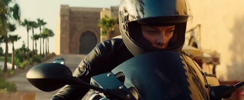 Một cảnh rượt đổi đã được ghi lại gần các bức tường ở Kasbah, Udayas. (ảnh gốc của hãng phim Paramout Pictures)