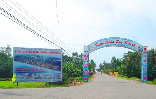 Bãi biển Hải Tiến.