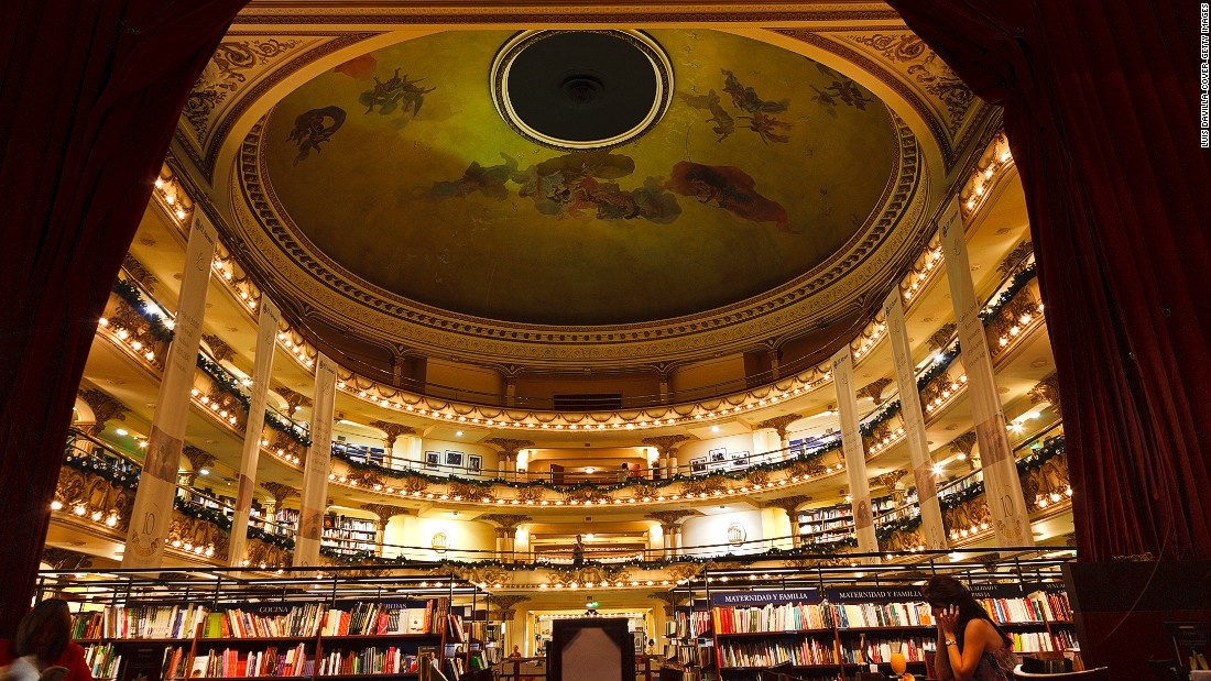 El Ateneo (Buenos Aires): El Ateneo ở thành phố Buenos Aires – Argentina là một nhà thờ, nhưng đây lại là không gian đọc sách lý tưởng cho bạn.