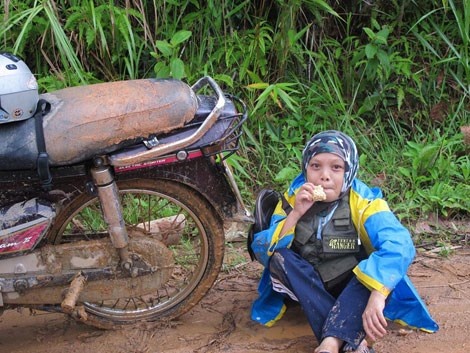 Nghỉ ngơi giữa một cung đường “bão táp”.