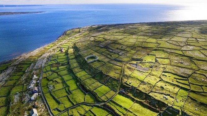 Ireland phần lớn là đảo đá vôi, được hình thành từ kỷ đá vôi cacbon cách đây khoảng 370 triệu năm. Vào thời điểm đó, Ireland là một phần của vùng biển nông nằm giữa hai vùng đất liền gần đường xích đạo.