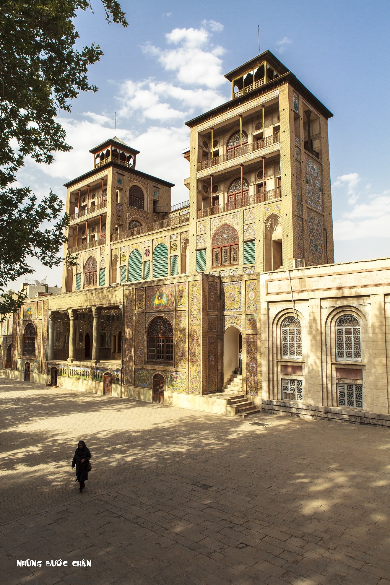 Một góc cung điện Golestan ở Tehran, di sản thế giới được Unesco công nhận năm 2013.